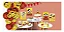 Kit Festa Magali Melancia com 62 itens - Festcolor - Imagem 1