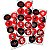 Adesivo Redondo Flamengo 2023 com 30 - Festcolor - Imagem 1