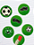 ADESIVO REDONDO FUTEBOL C/30 - FESTCOLOR - Imagem 1
