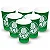 Copo Papel 200ml Palmeiras 2023 C/8 - Festcolor - Imagem 1