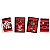 Quadro Decorativo Flamengo 2023 C/4 - Festcolor - Imagem 2