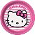 Prato Hello Kitty Com 8 - Festcolor - Imagem 1