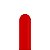 BALAO CANUDO VERMELHO 260 C/25 - PIC PIC - Imagem 1