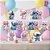 Decoracao Mesa Stitch Angel c/8 - Festcolor - Imagem 1