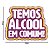 PLACA CARNAVAL TEMOS ALCOOL EM COMUM I - Imagem 2