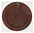 Prato Bolo Sobremesa Marrom 15cm com 50 - Imagem 1