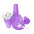 Kit Descartável Lilas para 50 pessoas prato, copo e garfo - Imagem 1