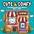 LIVRO COLORIR CUTE COMFY ADULTS - Imagem 1