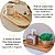 BANDEJA OVAL ECOKITCHEN BAMBU 34X14CM - Imagem 1