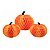 DECORACAO PAPEL HALLOWEEN ABOBORAS C/3 - Imagem 1