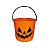 BALDE HALLOWEEN 1L LARANJA C/ALCA - Imagem 1