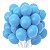 BALAO 9 LISO PARTY AZUL CLARO C/50 - Imagem 1