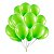 BALAO 9 LISO PARTY VERDE LIMAO C/50 - Imagem 1