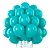 BALAO 9 LISO PARTY AZUL OCEANO C/50 - JOY - Imagem 1