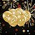 BALAO DEC FELIZ ANO NOVO DOURADO C/25 - Imagem 1