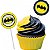 BANDEIRINHA DOCES BATMAN GEEK C/8 - Imagem 1