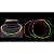 COLAR NEON LUZ NEGRA C/10 - Imagem 1