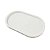 BANDEJA OVAL POP 22X13CM BRANCA - Imagem 1