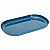 BANDEJA OVAL POP 22X13CM AZUL ESCURO - PRODUFEST - Imagem 2