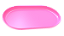 BANDEJA OVAL POP 22X13CM ROSA CLARO - PRODUFEST - Imagem 2