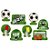 DECORACAO MESA FUTEBOL C/8 - FESTCOLOR - Imagem 2