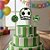 TOPO BOLO FUTEBOL C/3 - FESTCOLOR - Imagem 1