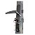 Fechadura Serralheiro perfil estreito Stam 601 -33 Inox Cromada - Imagem 2