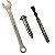 Chumbador parabolt 1/4x2 com broca SDS 10mm e chave combinada - Imagem 1