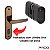 Fechadura porta de sala quarto cozinha Pado 401 Concept 40mm Bronze - Imagem 4