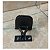 Fixador para porta de vidro temperado preto para piso - Imagem 6