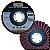 Disco flap manta abrasiva desbaste polimento metais 115mm Starfer - Imagem 1