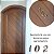 Numero para porta de apartamento colonial dourado 1 - Imagem 3