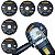 Disco flap grão 80 lixa desbasta limpa ferro e aço 115mm 5 pçs - Imagem 1