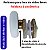 Roldana de box vidro 8mm janela porta rolamento blindado 4 pçs - Imagem 6