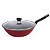 Frigideira Wok Tramontina Antiaderente Vermelha  24Cm Com Tampa - Imagem 5