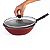Frigideira Wok Tramontina Vermelha 28 Com Tampa De Vidro 3,6L - Imagem 4