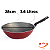 Frigideira Wok Tramontina Vermelha 28 Com Tampa De Vidro 3,6L - Imagem 6