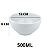 Tigela Cumbuca Porcelana Branca 500ml - 1 UN - Imagem 2