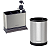 Dispenser Sabão Detergente Tramontina E Porta Utensílios Inox Kit Cozinha - Imagem 1
