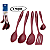 Kit Tramontina 6 Peças de Utensílios Para Cozinha em Nylon Com Pote em Inox Giratório - Imagem 4