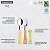 Kit Talheres bebê infantil 3 Peças Aço Inox Tramontina - Imagem 3