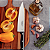 FACA CHEF TRAMONTINA PERSONALIZADA COM LÂMINAS EM AÇO INOX 8 POLEGADAS - Imagem 2