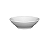 kit Bowl Saladeira Porcelana Branca Schmidt 8 pç - Imagem 1