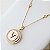 Círculo de Luz | Com Letra | Ouro 18k e Diamantes - Imagem 1