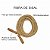 Corda de Pular de Sisal Natural 5m x 6mm c/ Cabo  VASTI - Imagem 2
