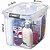 Caixa Plastica Organizadora Transp 11L - SANREMO SR911 - Imagem 1