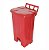 Lixeira Plastica Quadrada c/ Pedal e Rodas 100L - JSN P100 - Imagem 7