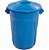 Lixeira Plastica Redonda c/ Tampa 40L - JSN CR40 - Imagem 3