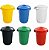 Lixeira Plastica Redonda c/ Tampa 100L - JSN CR100 - Imagem 1