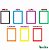 Papel Branco Com Moldura A4 120g 35 Folhas/7 Cores - Filipaper - Imagem 2